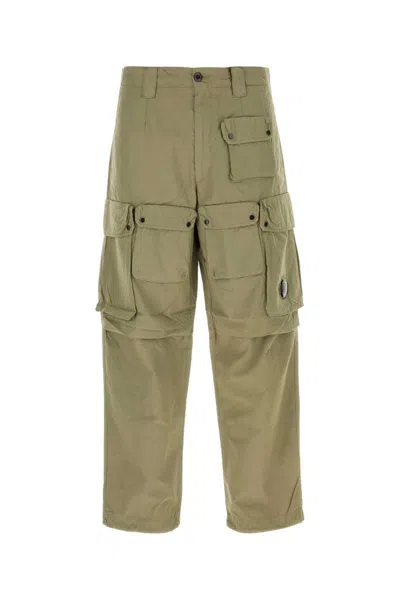 C.p. Company Pants In Green