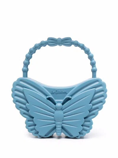 Forbitches Butterfly Mini Tote In Blue