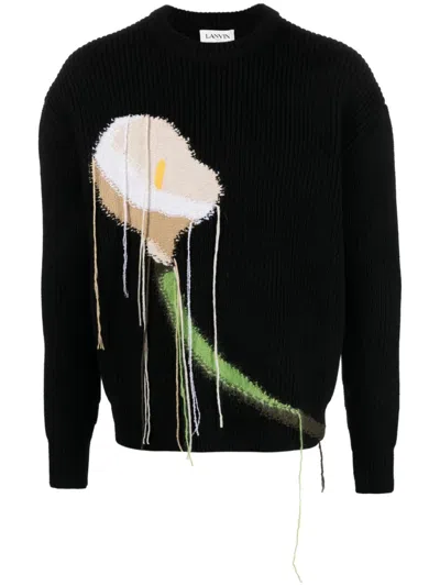 Lanvin Calla Sweater In Black