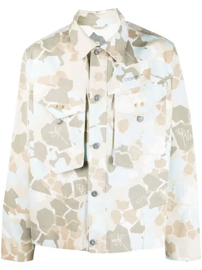 Objects Iv Life Camouflage-pattern Denim Jacket In Multi