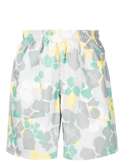 Objects Iv Life Camouflage-pattern Swim Shorts In Green