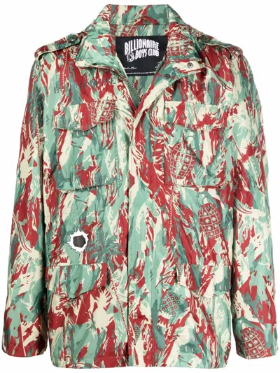 Billionaire Boys Club Camouflage-print Shirt Jacket In Multi