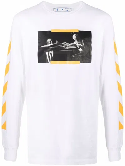 Off-white - Caravaggio Painting T-shirt In White