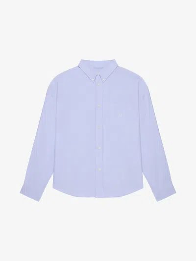 Givenchy Chemise En Coton In Blue
