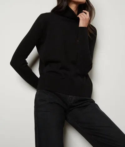 Velvet By Graham & Spencer Turtleneck Sweater In Black