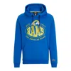 Hugo Boss Boss X Nfl Cotton-blend Hoodie With Collaborative Branding In Rams