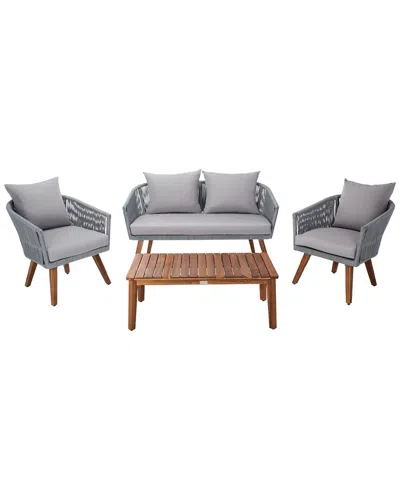 Safavieh Velso 4pc Living Set In Grey