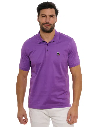 Robert Graham The Player Polo In Purple