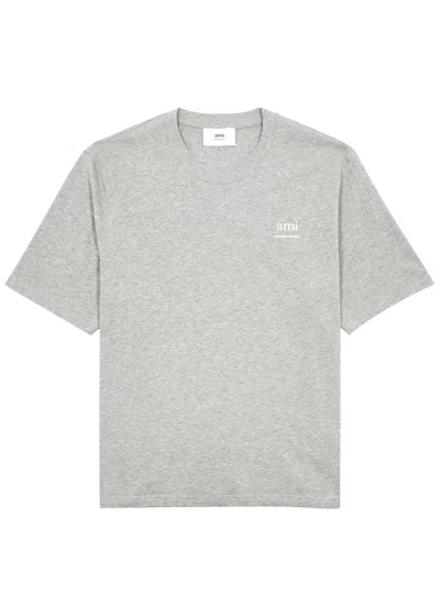 Ami Alexandre Mattiussi Ami Paris T-shirts In Grey