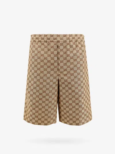 Gucci Bermuda Shorts In Beige