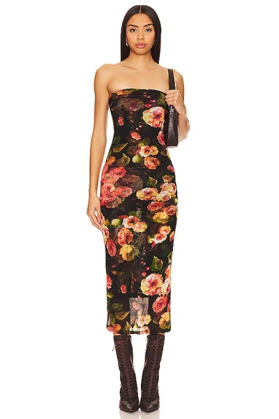 Superdown Rose Maxi Dress In Black