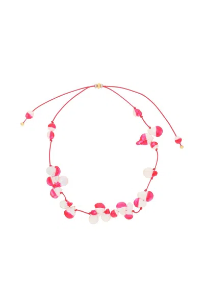 Panconesi Vacanza Pearl Necklace In Fuxia