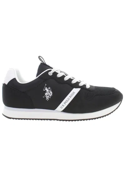 U.s. Polo Assn Black Polyester Sneaker