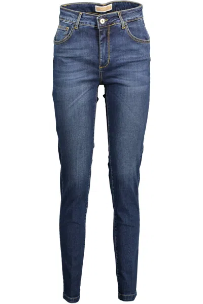 Kocca Blue Cotton Jeans & Trouser