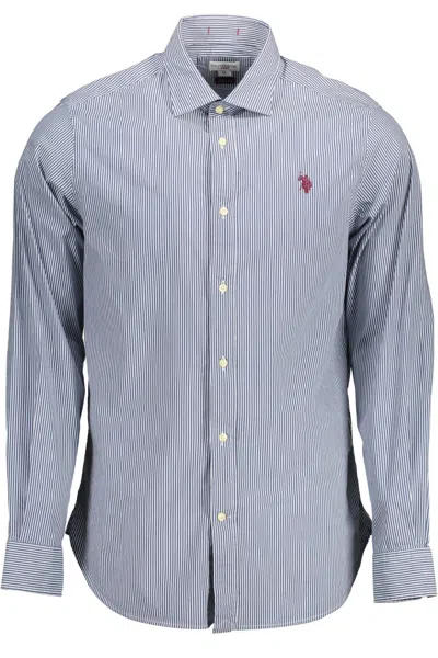 U.s. Polo Assn Blue Cotton Shirt