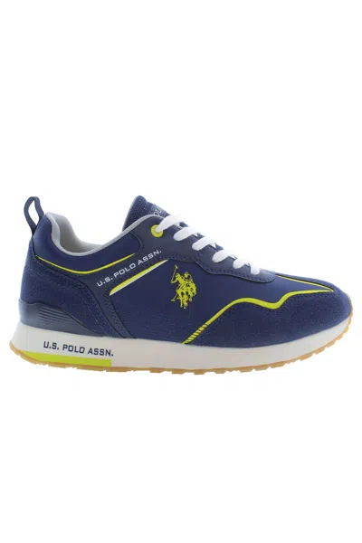 U.s. Polo Assn Blue Polyester Trainer