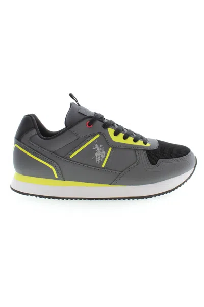 U.s. Polo Assn Grey Polyester Trainer