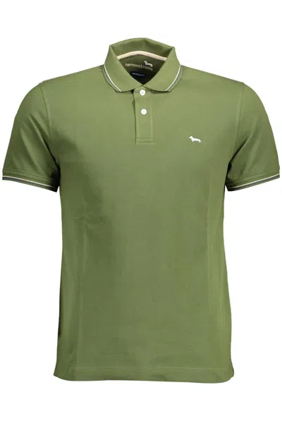 Harmont & Blaine Green Cotton Polo Shirt