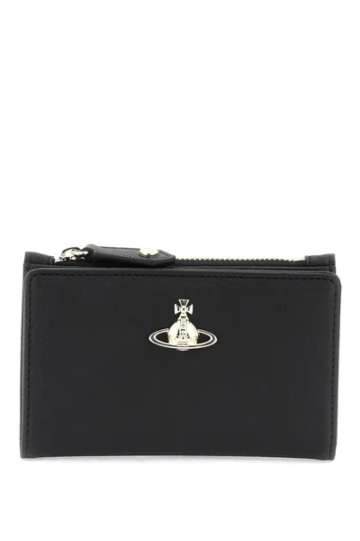 Vivienne Westwood Ic"card Holder With Orb In Nero