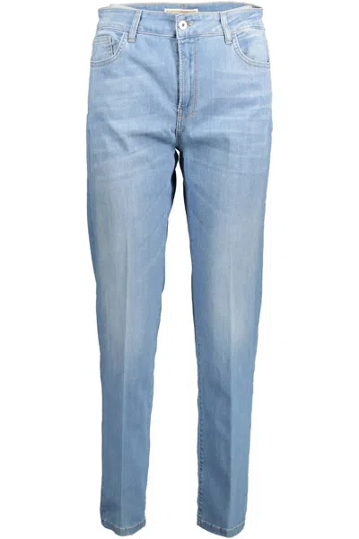 Kocca Light Blue Cotton Jeans & Pant