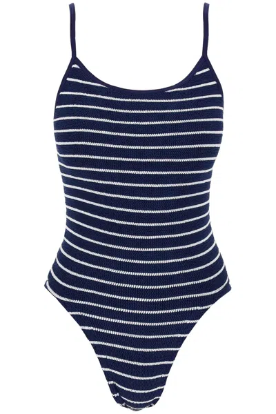 Hunza G Pamela One-piece Swimsuit In Blu