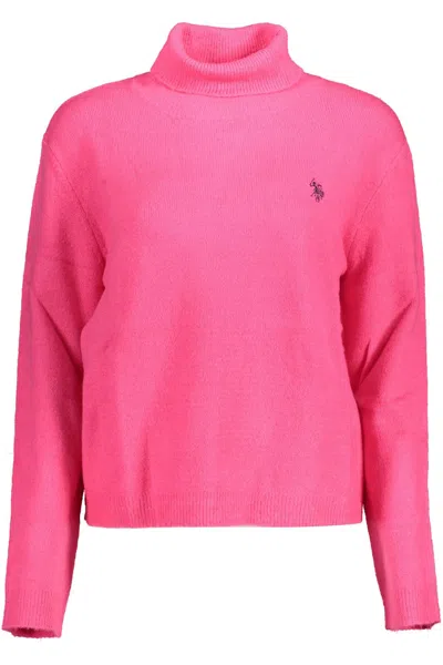 U.s. Polo Assn Pink Nylon Jumper