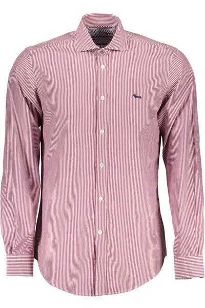 Harmont & Blaine Purple Cotton Shirt In Pink