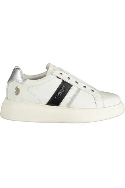 U.s. Polo Assn White Leather Sneaker