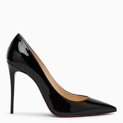 Christian Louboutin Patent Décollette In Black