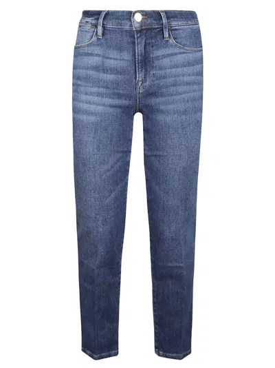 Frame Le High Straight Jeans In Best Bestia