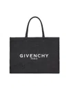 Givenchy Women's La Plage Medium G-tote Bag In Raffia In 001-black