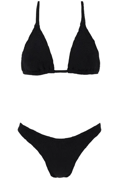 Hunza G . Tammy Bikini Set For In 黑色的