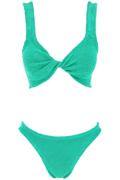 Hunza G . Juno Bikini Set In 绿色的