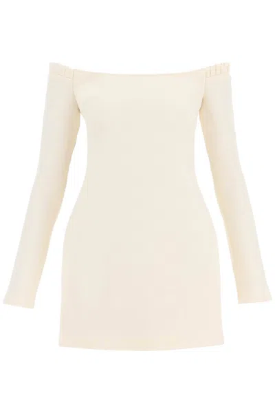 Khaite 'octavia' Wool Mini Dress In 白色的