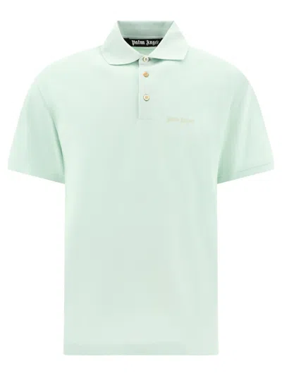 Palm Angels Polo Shirt  Men Colour Mint In Green