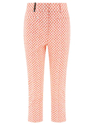 Peserico Polka Dots Trousers In Pink
