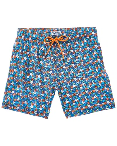 Mr.swim Ditsy Floral Swim Trunk In Blue