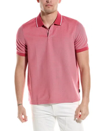 Ted Baker Ellerby Regular Striped Polo Shirt In Pink