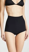 Commando Classic Control High-rise Shaping Briefs In Black