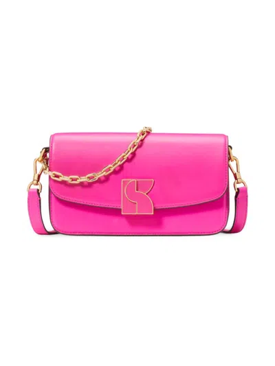 Kate Spade Women's Dakota Smooth Leather Crossbody Bag In Cosmic Pink