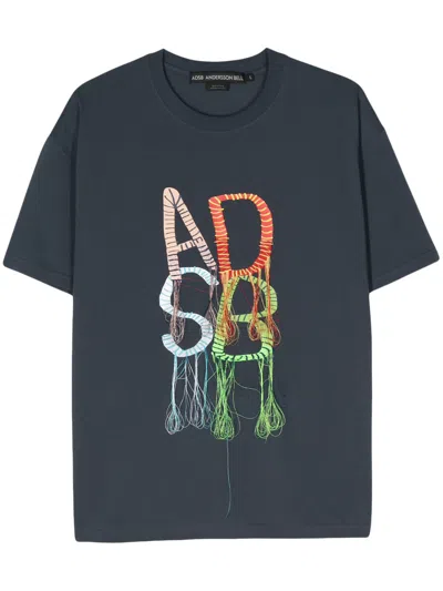 Andersson Bell T-shirt Adsb Caterpillar In Blue