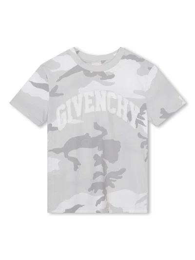 Givenchy T-shirt Con Logo In Grey