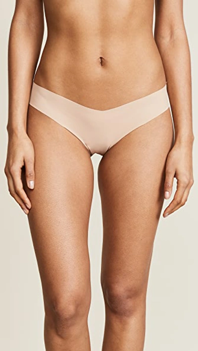 Commando Classic Microfibre Thong In Nude