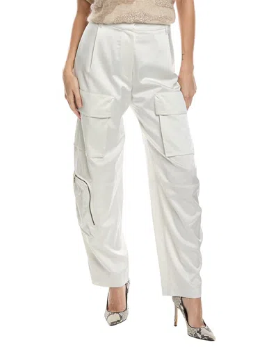 Brunello Cucinelli Linen-blend Pant In White