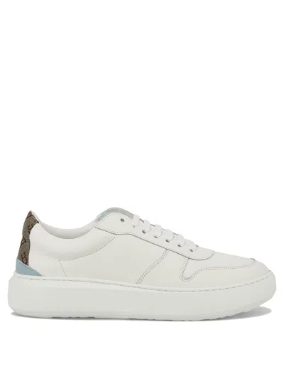Herno Sneakers With Monogram In White