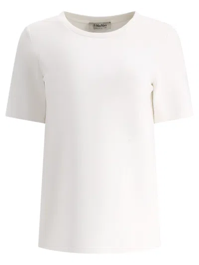 Max Mara S "fianco" T Shirt In White