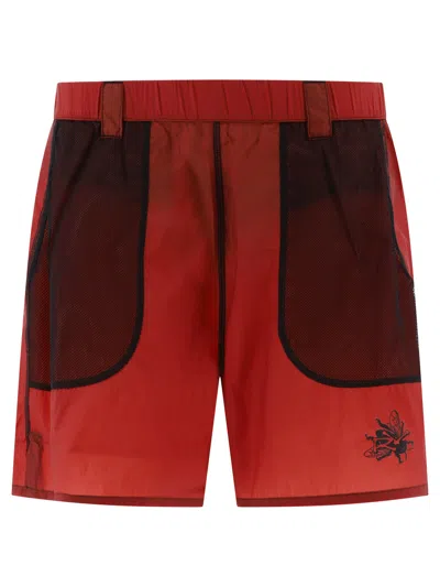 Rayon Vert "ceramic" Shorts In Red