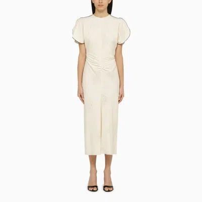 Victoria Beckham Lace Dress Clothing In Nude & Neutrals