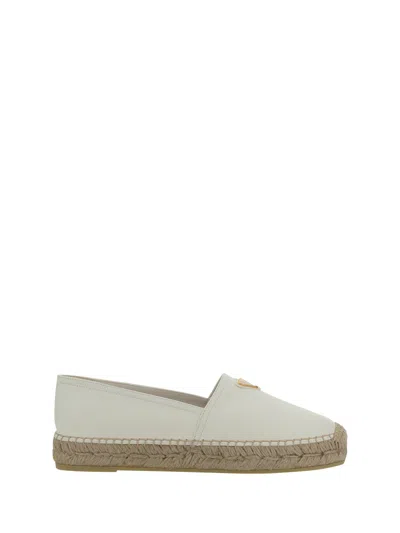 Prada Loafers In Cream