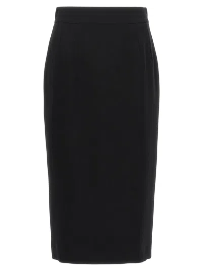 Alberto Biani Pencil Skirt In Black